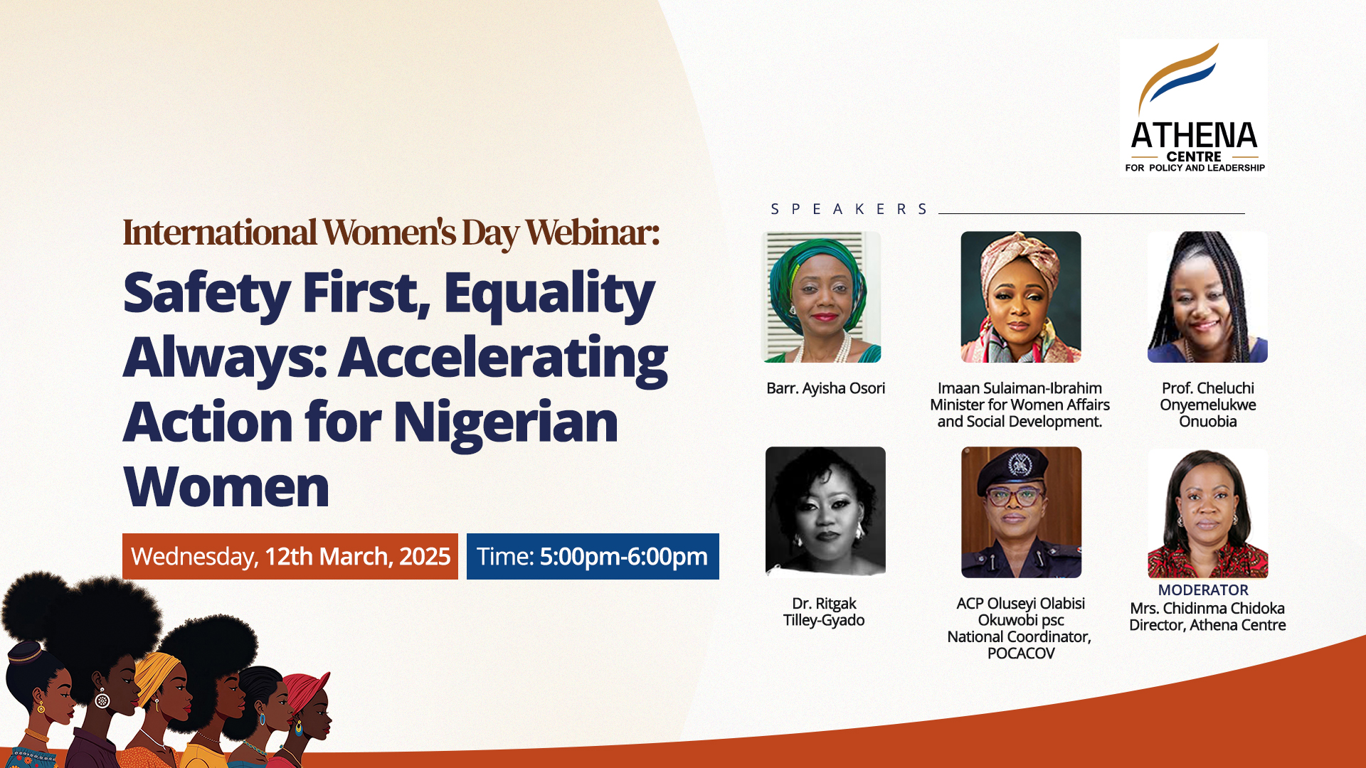 Athena Centre Hosts High-Level Panel on Women’s Safety